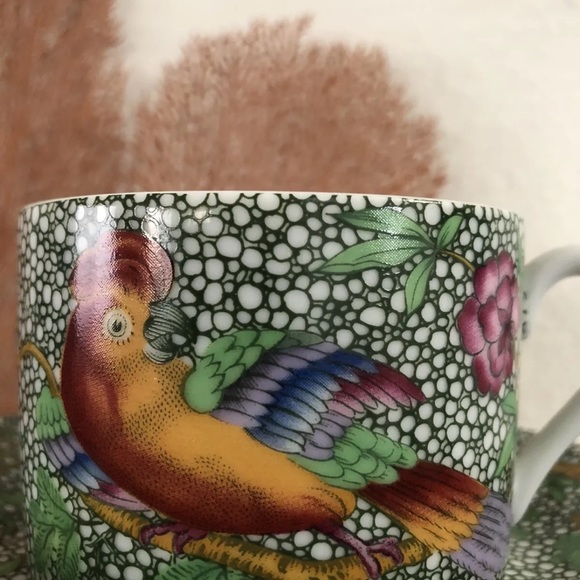 The Haldon Group Parakeet Cup and Saucer Excellent Condition Retired - Picture 2 of 6